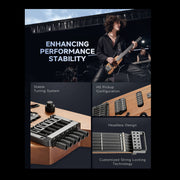 Donner HUSH X Electric Guitar Kit SunBurst