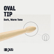 Promark Hickory 7A Drumsticks 4 pack - TX7AW-4P