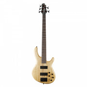 Cort Action DLX V AS 5-String Bass Guitar, Open Pore Natural
