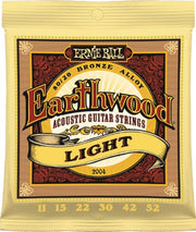 Ernie Ball 2004 Earthwood 80/20 Bronze Light Acoustic Guitar Strings