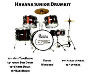 HAVANA 5pcs Junior Drum Kit 104-5WR