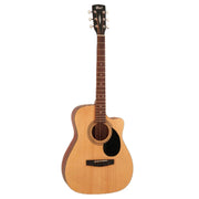Cort AF500C Standard Series Cutaway 6-String Acoustic Guitar with Free Bag