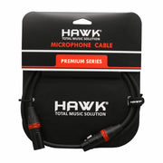 HAWK Premium Series Microphone Cable w/Hawk Connector 2M-HXFPLU02