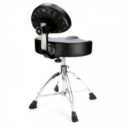 Mapex T875 Saddle Top Drum Throne With Backrest And Double Braced Quad Legs