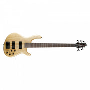 Cort Action DLX V AS 5-String Bass Guitar, Open Pore Natural