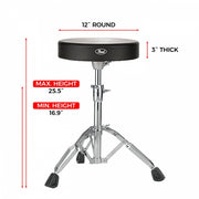 Pearl D790 Double-Braced Light Duty Drum Throne