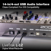 Zoom LiveTrak L-12 12-Channel Digital Mixer