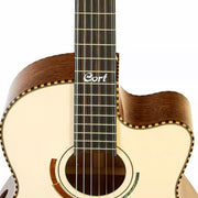 CORT Solencanto Electro Acoustic Guitar W/case WBL - White Blonde
