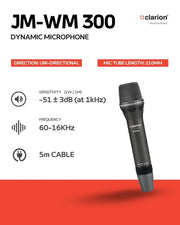 CLARION Wired Microphone JM WM 300