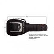 Mono M-80-AC-BLK M80 Classical/OM GuitarCase JetBLK