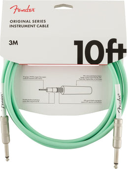 Fender Original Instrument Cable, Straight-Straight, Surf Green