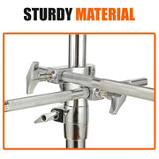 Softline Pro Boom Cymbal Arm with Clamp 45cm Long Heavy-Duty Adjustable Drum Hardware Extension (SP ECA-C 002)