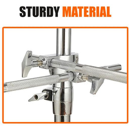 Softline Pro Boom Cymbal Arm with Clamp 45cm Long Heavy-Duty Adjustable Drum Hardware Extension (SP ECA-C 002)