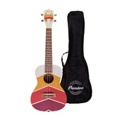 Bamboo U-23 Burning Sunrise New Generation Cali Line Concert Ukulele With Bag
