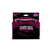 Ernieball Flat Ribbon Patch Cables Pedalboard Multi-Pack - White
