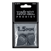Ernie ball Prodigy Guitar Picks - 1.5mm Black - 6 Pack