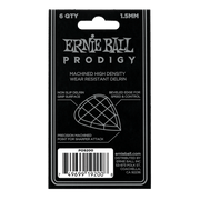 Ernie ball Prodigy Guitar Picks - 1.5mm Black - 6 Pack