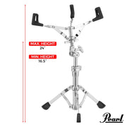 Pearl S930 Snare Stand, New Uni-Lock, New Collars and New Trident Design Tripod