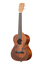 Kala, 4-String Ukulele, Right, Natural, Tenor (KA-Courage-T_W/Bag)