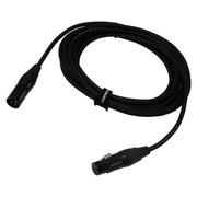 SXFG016 Speaker Gold Series XLR Cable Male to Female with Cable Tie - 5M (Black)