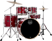 Mapex Venus 5-piece Rock Complete Drum Set - Crimson Red Sparkle VE5295FTCVM