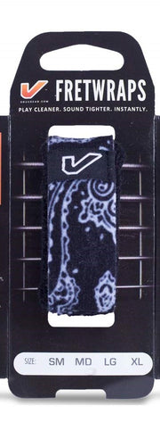 Gruv Gear FW1-BNB-SM Bandana FretWraps, Small, Black