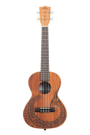 Kala, 4-String Ukulele, Right, Natural, Tenor (KA-Courage-T_W/Bag)