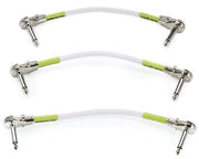 Ernieball Classic Patch Cable Angle/Angle 6in - 3 Pack