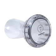 Wambooka Diamond Darbuka Drum with 8.75 inch Head, with Brass tuning keys and Padded Bag 17 inches Length (Crystal Clear PC)