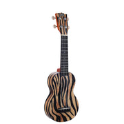 Mahalo MA1ZE Art II Series Soprano Ukulele Zebra With Bag