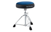 Pearl DrumThrone with Blue Cloth Seat Top - D-1500 BLST