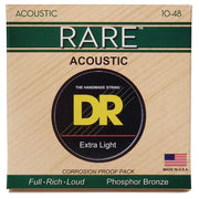 DR Strings RPL-10 Rare Phosphor Bronze Acoustic Guitar Strings