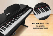 Nux WK-400 88 Key Digital Piano With Hammer Action Keyboard