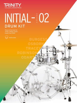 Trinity College Drum Kit 1, Pieces & Exercises, 2020-2023 -Initial to Grade 2