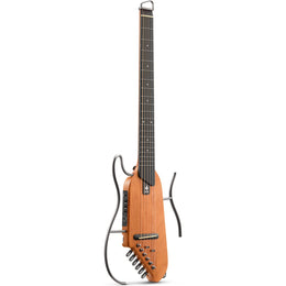 DONNER Slient Hush-I Acoustic Guitar, Mahogany