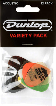 Dunlop Guitar Pick Acoustic Variety Pack (12 PK) PVP112