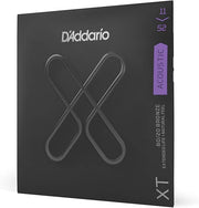 D'Addario - XT 80/20 Bronze Coated Acoustic Guitar String SET , Custom Light 11-52 / Extra Light, 10-47