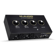 M-AUDIO M-Track Duo HD PACK Audio Interface, M100 Condenser Microphone and HDH41 Studio Monitoring Headphones for Recording, Producers, Content Creators and Podcasters