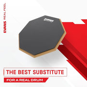 EVANS Realfeel Drum Practice Pad RF6D