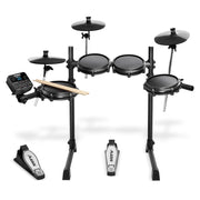 Alesis Turbo Mesh Kit 7Pcs All-Mesh Electronic Drum Kit, Black