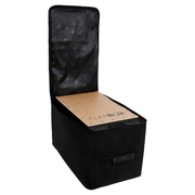 Clapbox Cajon Bag with Carry Handle, Shoulder Straps - Universal Size, Single Pocket (Black)