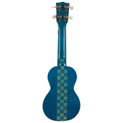 Mahalo MK1BATBU Kahiko Plus Ukuele W/Bag, BATIK TRANS BLUE