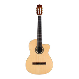 Cordoba C1M-CE Acoustic-Electric Cutaway Nylon String Classical Guitar, Natural
