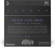 D'Addario - XT 80/20 Bronze Coated Acoustic Guitar String SET , Custom Light 11-52 / Extra Light, 10-47