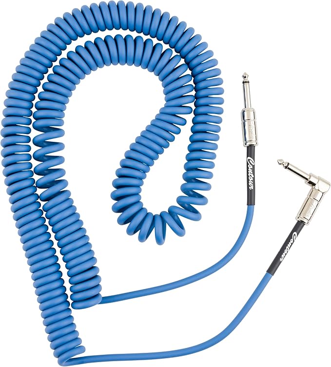 Câble Instrument Blindé Spirale 6mm Fender Contour Instrument Cable, Guitar Cable, Guitar Blindage Cuivre 90 Câble Instrument Blindé Spirale 6mm Fender Contour Instrument Cable, Guitar Cable, Guitar Blindage Cuivre 90