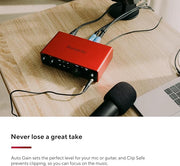 Focusrite Scarlett 2i2 4th Gen USB Audio Interface