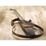 YAMAHA SLG200S Steel String Silent Mahogany Wood Guitar With Gig Bag, Natural