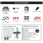 CASIO Electronic Keyboard CTX870IN