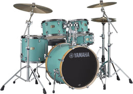 Yamaha SBP2F5 Stage Custom Birch 5-piece Shell Pack - Matte Surf Green