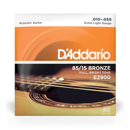 D'Addario Acoustic Guitar Strings   85/15 Bronze EZ series